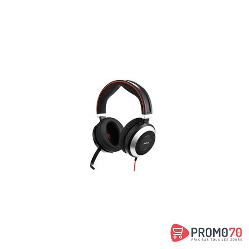 Abra evolve 80 ms stereo usb headband, active noise cancelling, usb connector, with mute-button and volume control on the cord, busylight , discret boomarm, active noise cancellation, listen-in, micro