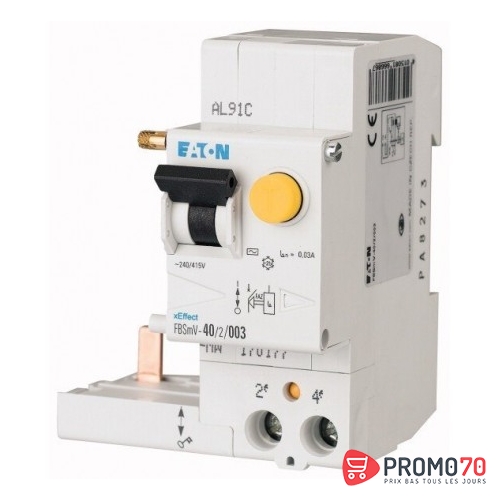 Bloc différentiel pour faz ac 4p 40a-30ma