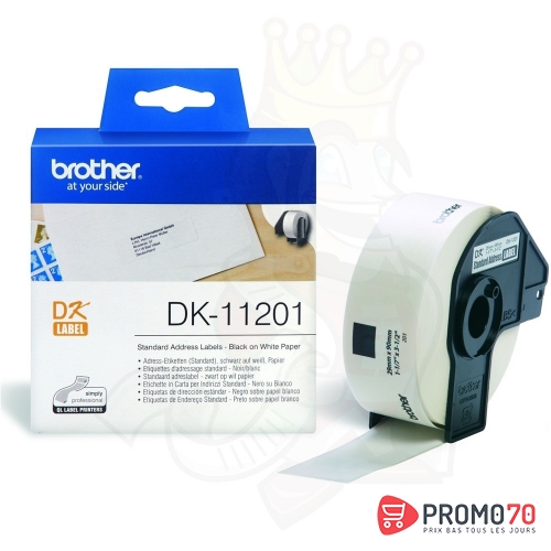 Brother etiquettes d adressage standard 29x90 mm