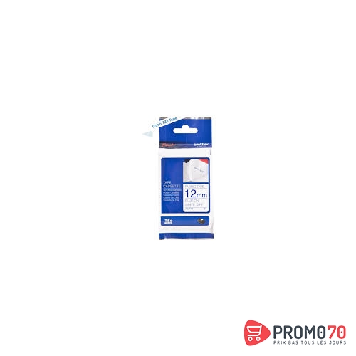 Brother ruban bleu - blanc 12mm