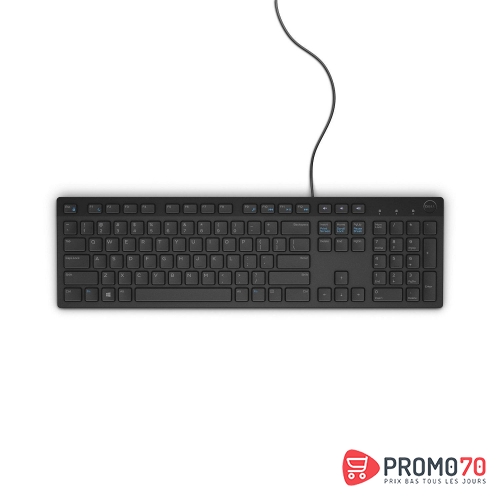 Dell multimedia keyboard-kb216 - azerty- black