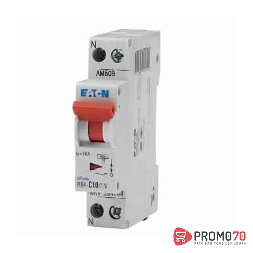 Disjoncteur modulaire 1p+n c 10a 4,5ka