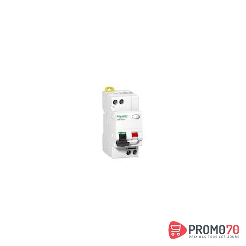 Disjoncteur modulaire 1p+n c 16a 10ka diff ac 30ma