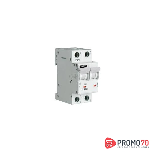 Disjoncteur modulaire 2p c 50a 6ka