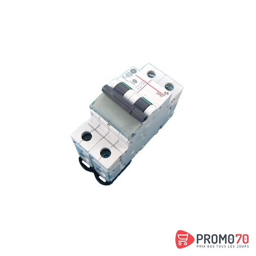 Disjoncteur modulaire 2p c 63a 6ka