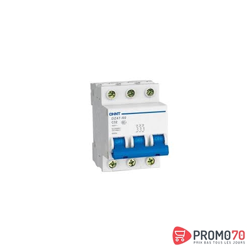 Disjoncteur modulaire 3p c 10a 6ka