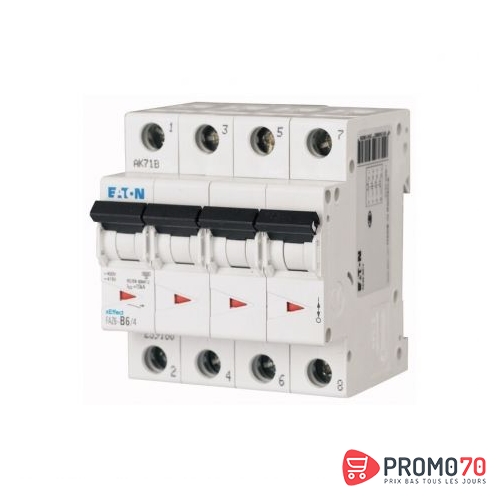 Disjoncteur modulaire 4p c 20a 6ka