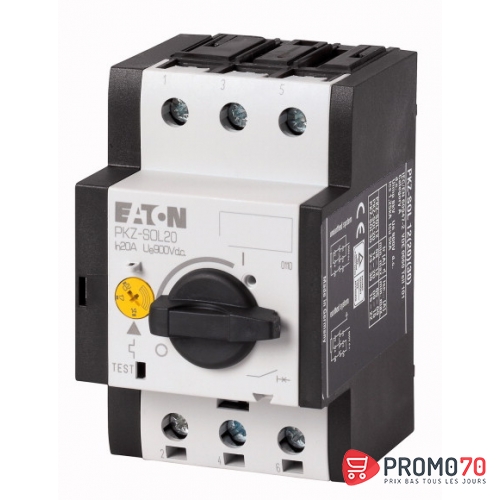 Eaton disjoncteur de chaîne, dc, 2p, 20a