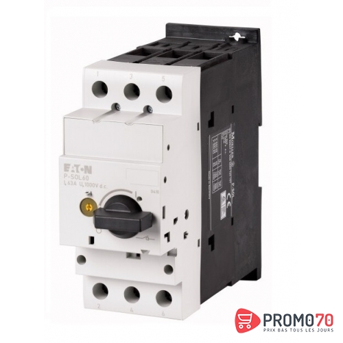 Eaton interrupteur-sectionneur dc,1000 v,63a