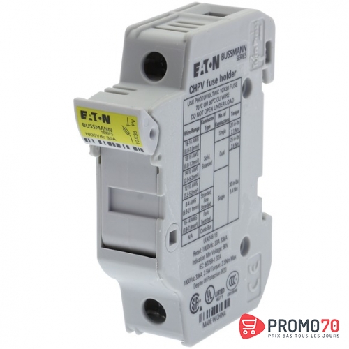 Eaton porte-fusible,32a,dc 1000 v,10x38mm,gpv,1p