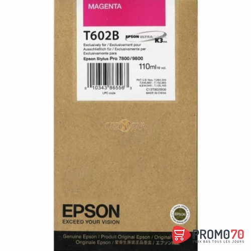Encre pigment magenta clair sp7800-9800 (110ml)