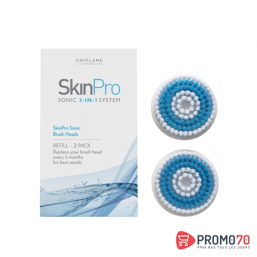 Ensemble de 2 têtes de brosse skinpro sonic