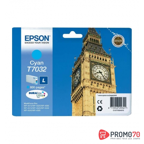 Epson cartouche cyan l 800 pages wf 4015dn-4025-4525dnf