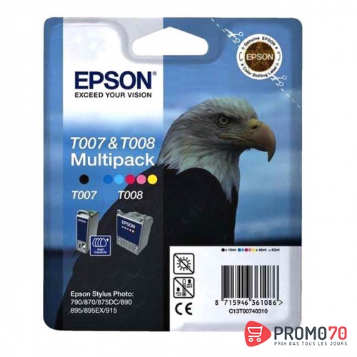 Epson encre noire sp790-870-75-90-95-900-15-1270-90 (540 pages)