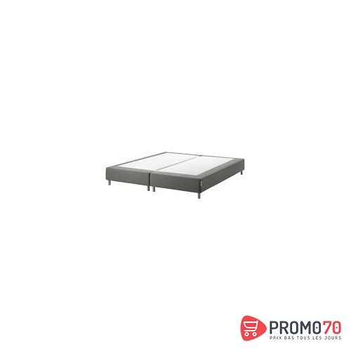 Espev??r sommier pour matelas à ressorts, gris foncé
