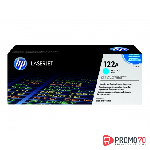 Hp 122a cyan original laserjet toner cartridge