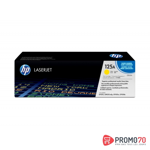 Hp 125a yellow original laserjet toner cartridge