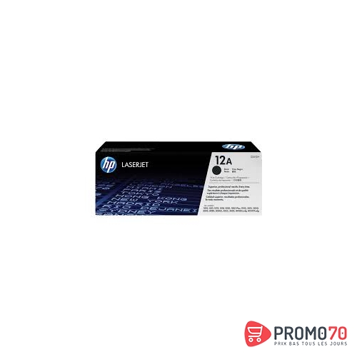 Hp 12a black original laserjet toner cartridge