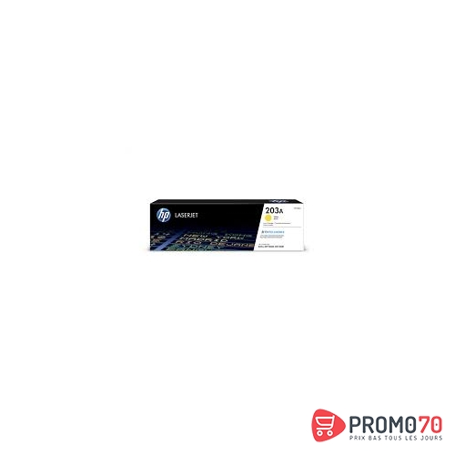  hp 203a yellow laserjet toner cartridge  1,300  