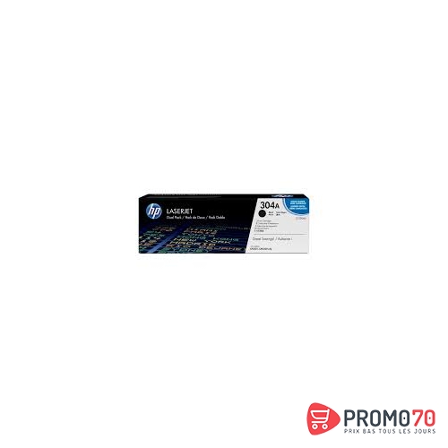 Hp 304a 2-pack black original laserjet toner cartridges