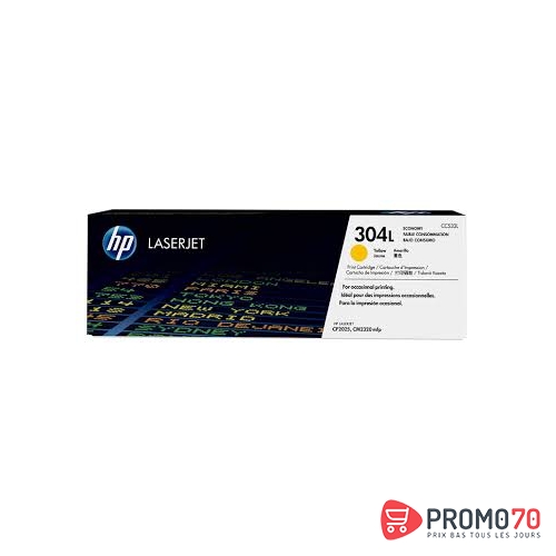 Hp 304l economy yellow original laserjet toner cartridge