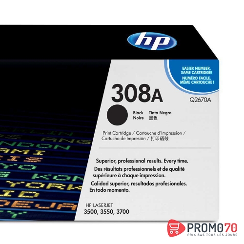 Hp 308a black original laserjet toner cartridge