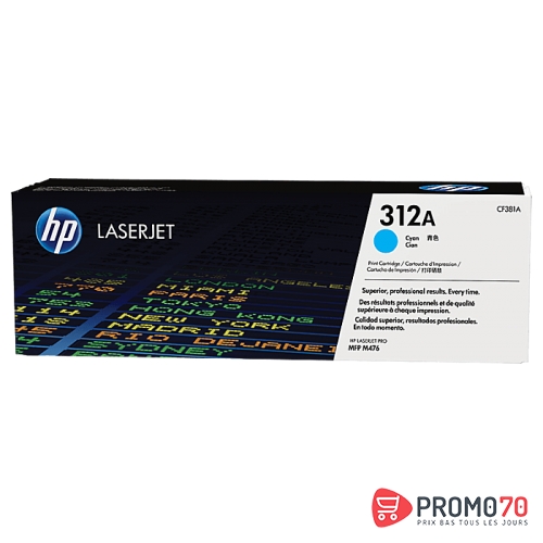 Hp 312a cyan original laserjet toner cartridge