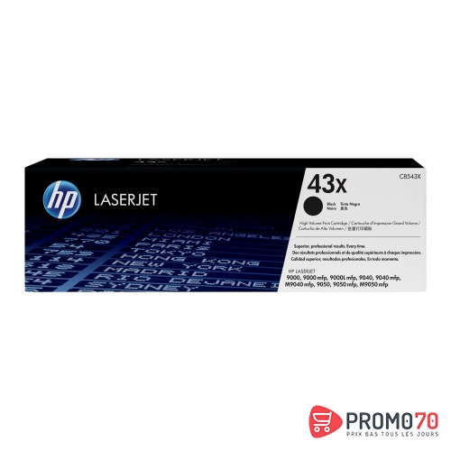 Hp 43x high yield black original laserjet toner cartridge