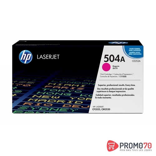 Hp 504a magenta original laserjet toner cartridge