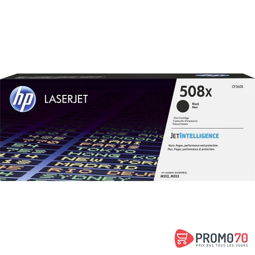 Hp 508x high yield black original laserjet toner cartridge