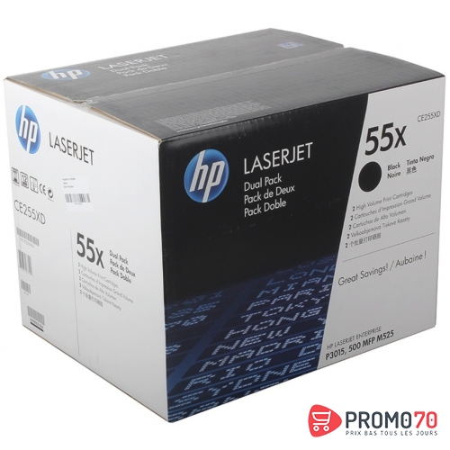 Hp 55x high yield black original laserjet toner cartridge