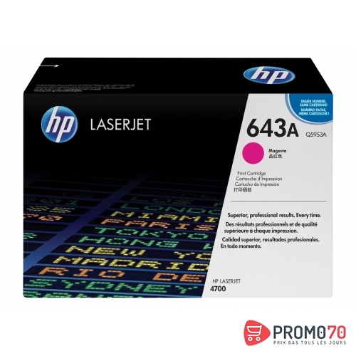Hp 643a magenta original laserjet toner cartridge