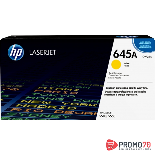 Hp 645a yellow original laserjet toner cartridge