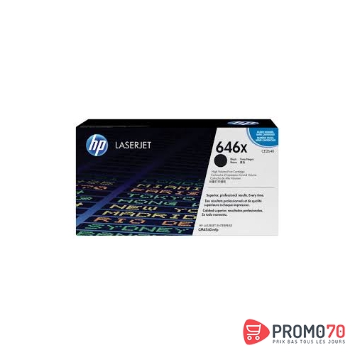 Hp 646x high yield black original laserjet toner cartridge