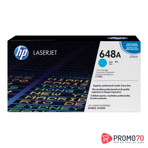 Hp 648a cyan original laserjet toner cartridge