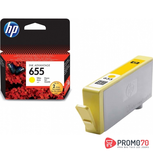 Hp 655 yellow original ink advantage cartridge