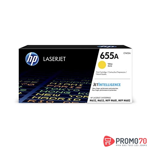 Hp 655a yellow original laserjet toner cartridge