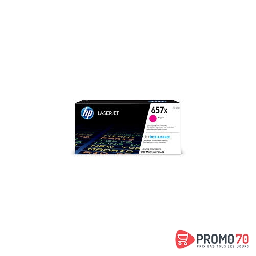 Hp 657x high yield magenta original laserjet toner cartridge