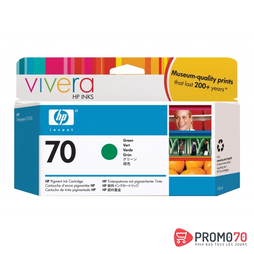 Hp 70 130-ml green designjet ink cartridge