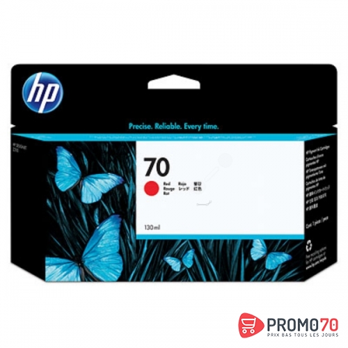 Hp 70 130-ml red designjet ink cartridge