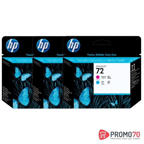 Hp 72 magenta and cyan designjet printhead