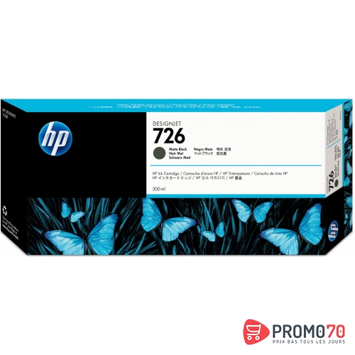 Hp 726 300-ml matte black designjet ink cartridge