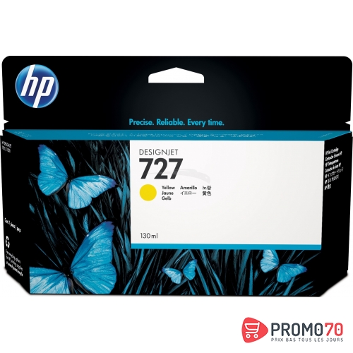 Hp 727 130-ml yellow designjet ink cartridge