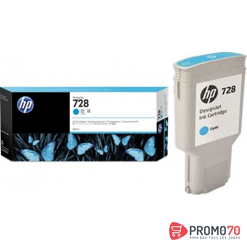 Hp 727 300-ml cyan designjet ink cartridge
