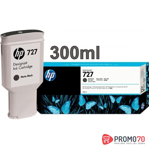 Hp 727 300-ml matte black designjet ink cartridge