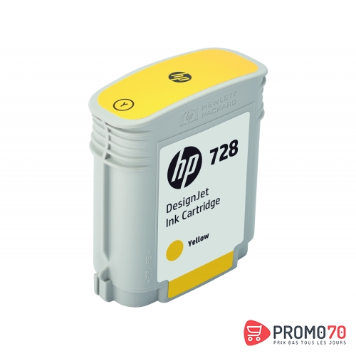 Hp 728 40-ml yellow designjet ink cartridge