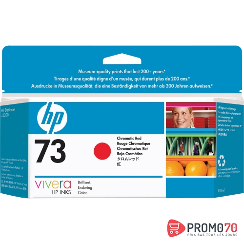 Hp 73 130-ml chromatic red designjet ink cartridge