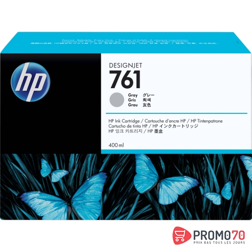 Hp 761 400-ml dark gray designjet ink cartridge