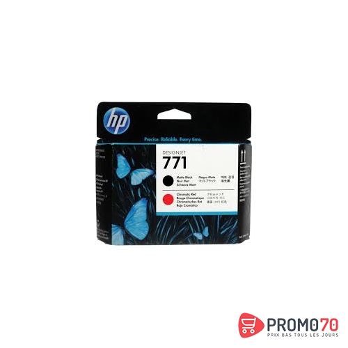 Hp 771 matte black/chromatic red designjet printhead
