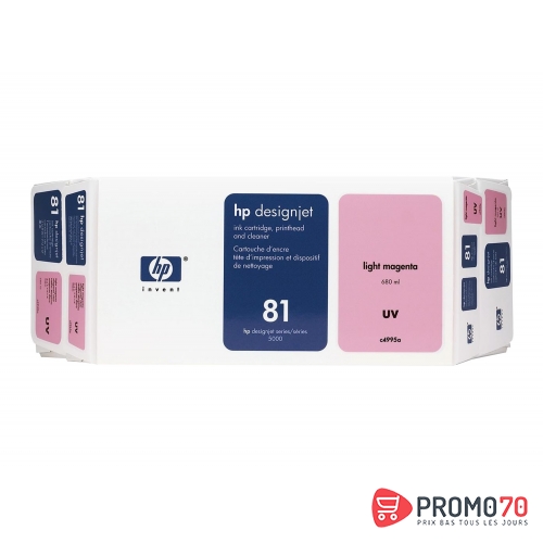 Hp 81 light magenta designjet dye printhead and printhead cleaner